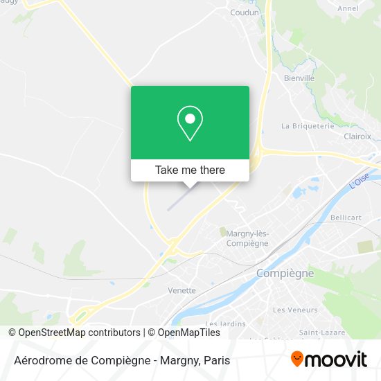 Aérodrome de Compiègne - Margny map