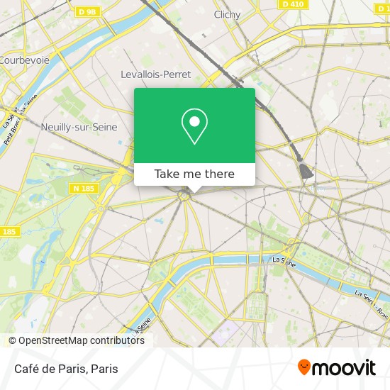 Mapa Café de Paris