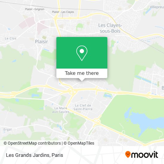 Mapa Les Grands Jardins