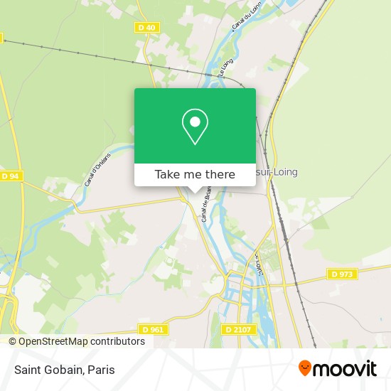 Mapa Saint Gobain