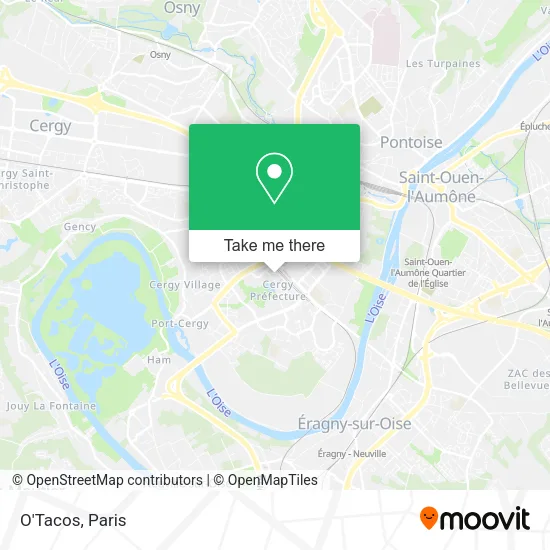 O'Tacos map