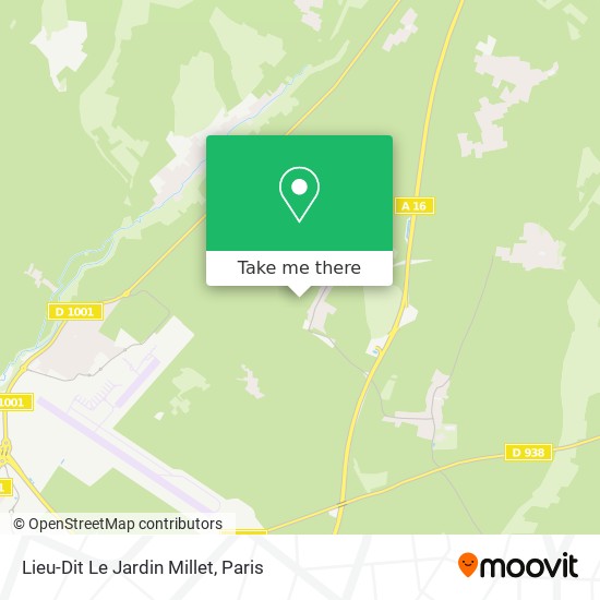 Mapa Lieu-Dit Le Jardin Millet