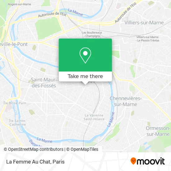 How To Get To La Femme Au Chat In Saint Maur Des Fosses By Bus Rer Or Metro