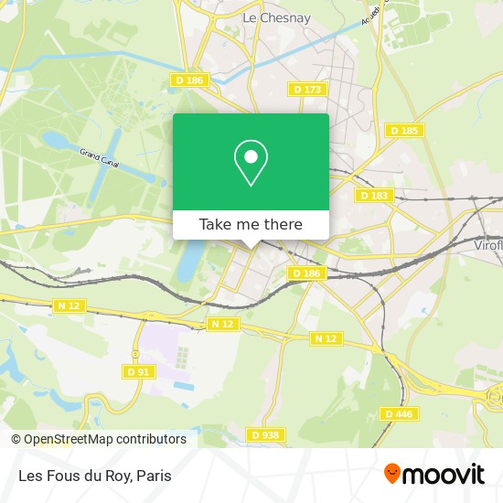 Mapa Les Fous du Roy