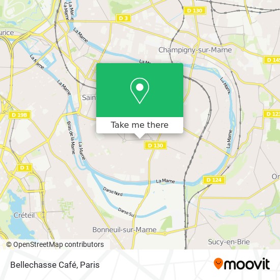 Bellechasse Café map