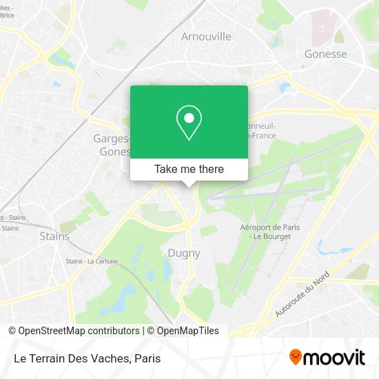Le Terrain Des Vaches map