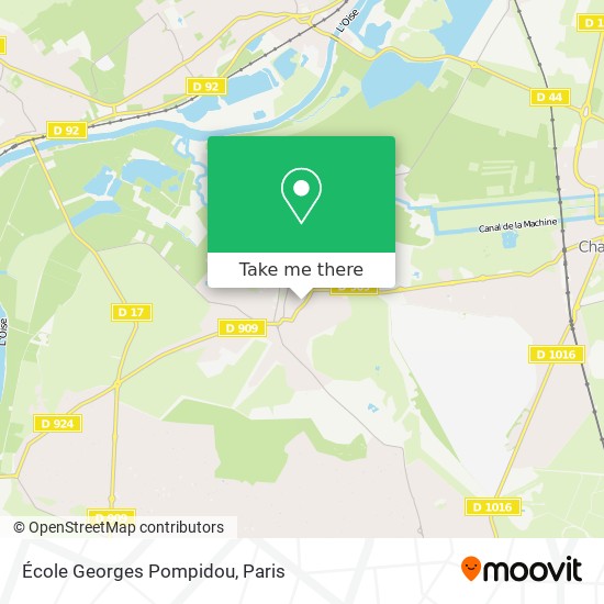 École Georges Pompidou map