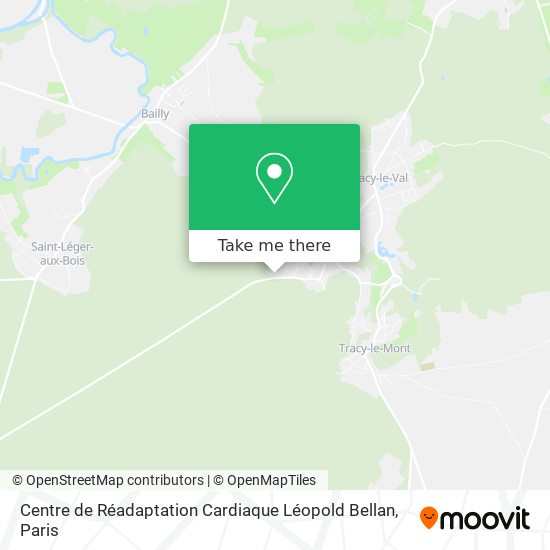 Centre de Réadaptation Cardiaque Léopold Bellan map