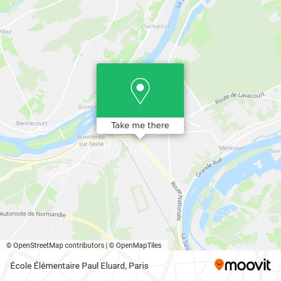 Mapa École Élémentaire Paul Eluard