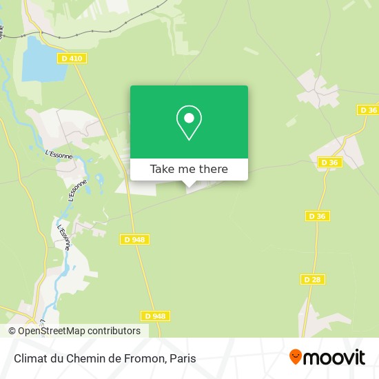 Climat du Chemin de Fromon map