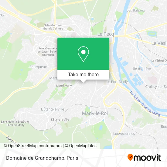 Domaine de Grandchamp map