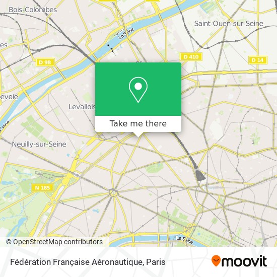Fédération Française Aéronautique map