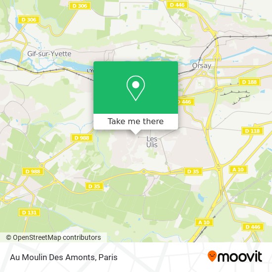 Au Moulin Des Amonts map