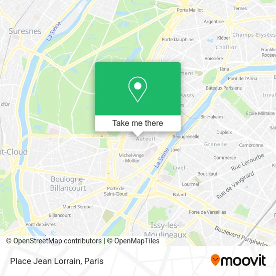 Place Jean Lorrain map