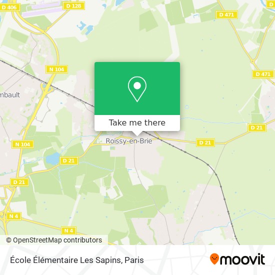 École Élémentaire Les Sapins map