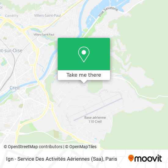 Ign - Service Des Activités Aériennes (Saa) map
