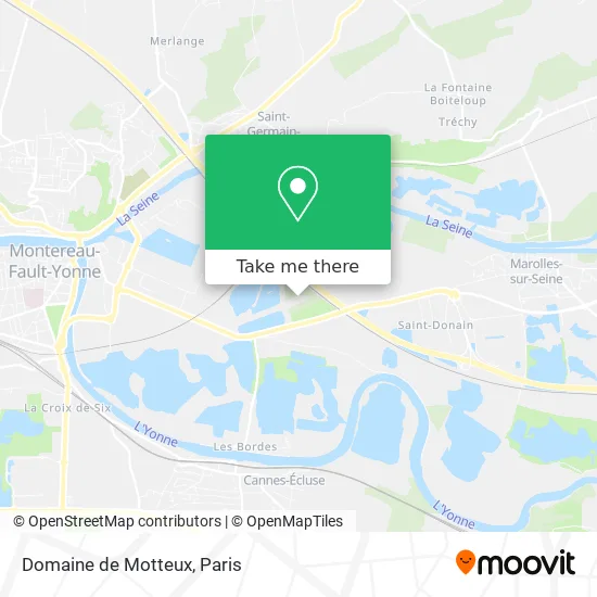 Domaine de Motteux map