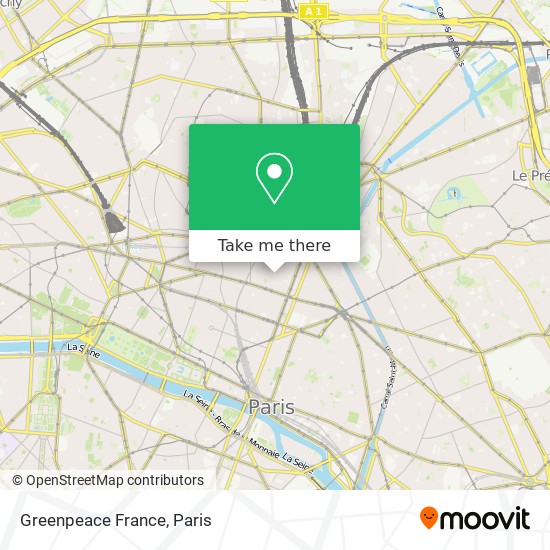 Mapa Greenpeace France