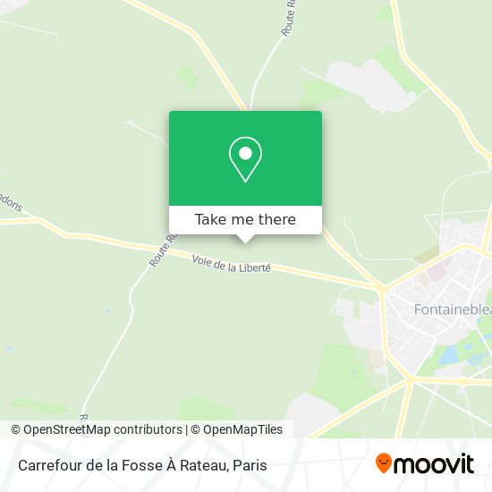 Carrefour de la Fosse À Rateau map