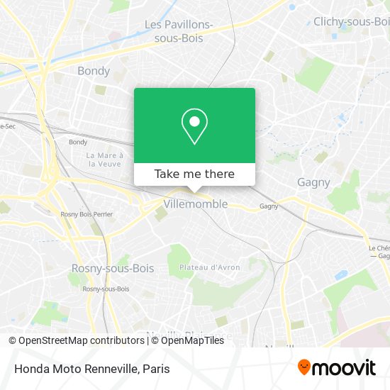 Honda Moto Renneville map