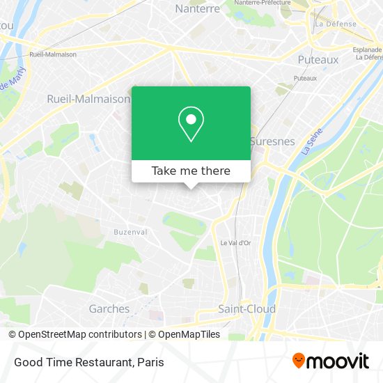 Good Time Restaurant map