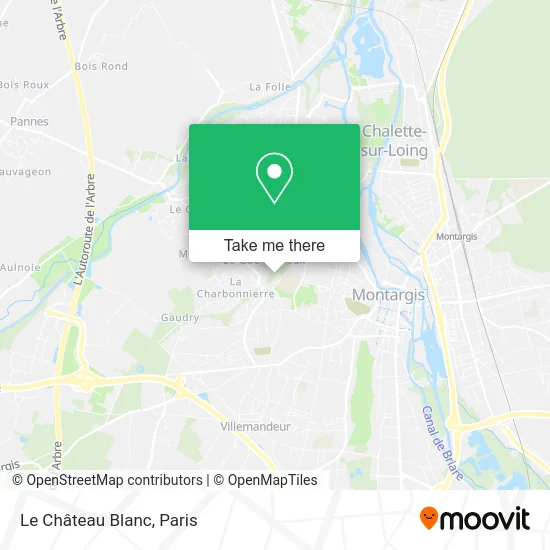Le Château Blanc map
