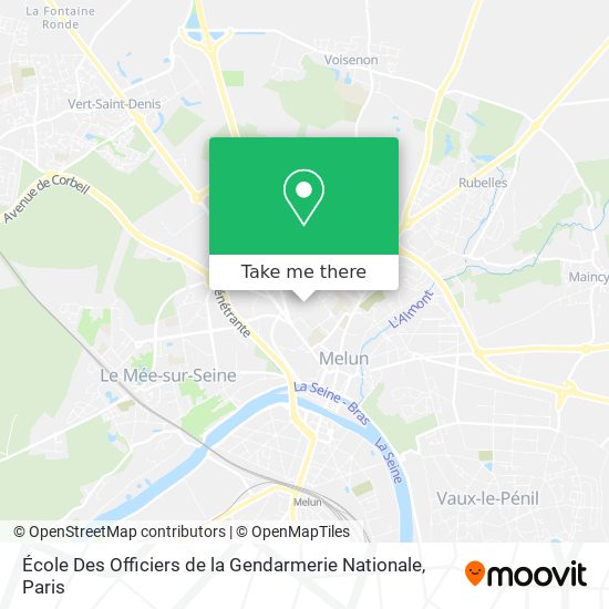 École Des Officiers de la Gendarmerie Nationale map