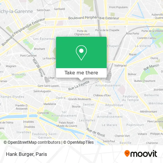 Hank Burger map