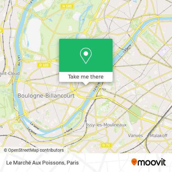 Mapa Le Marché Aux Poissons