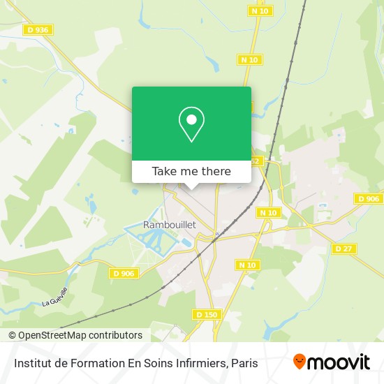 Institut de Formation En Soins Infirmiers map