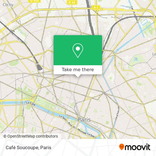 Mapa Café Soucoupe