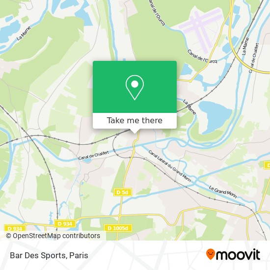 Bar Des Sports map