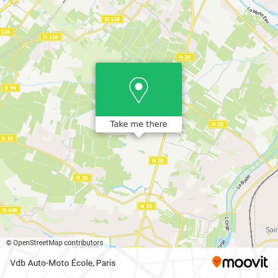 Vdb Auto-Moto École map