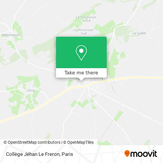 Collège Jéhan Le Freron map