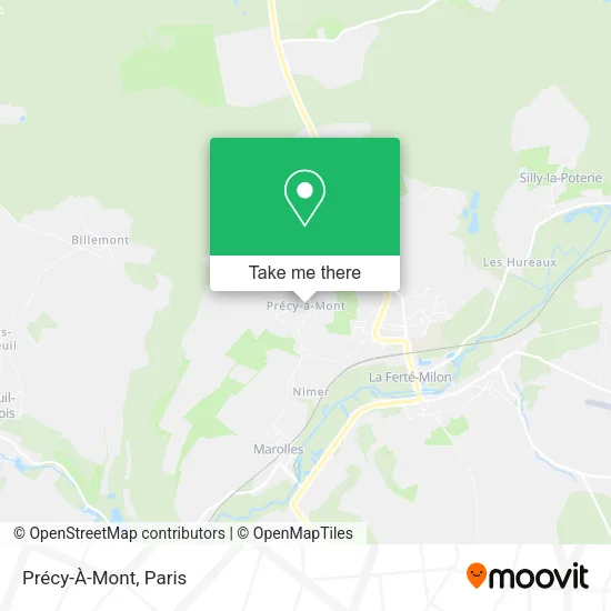 Précy-À-Mont map