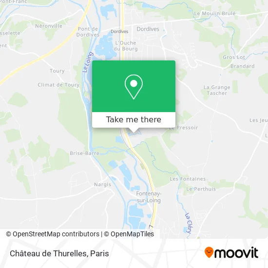 Château de Thurelles map