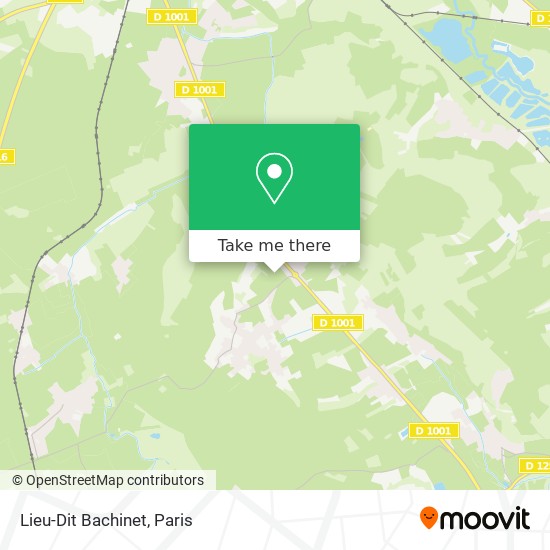 Lieu-Dit Bachinet map