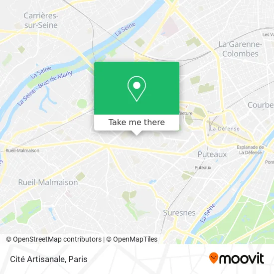 Cité Artisanale map