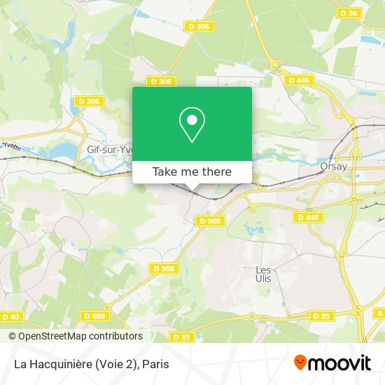 La Hacquinière (Voie 2) map