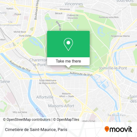 Cimetière de Saint-Maurice map