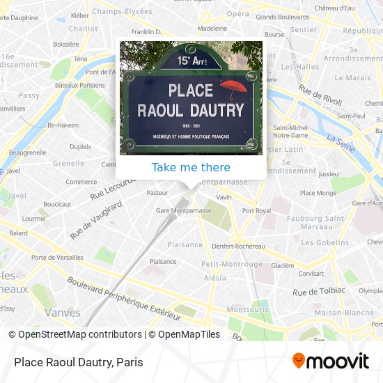 Mapa Place Raoul Dautry