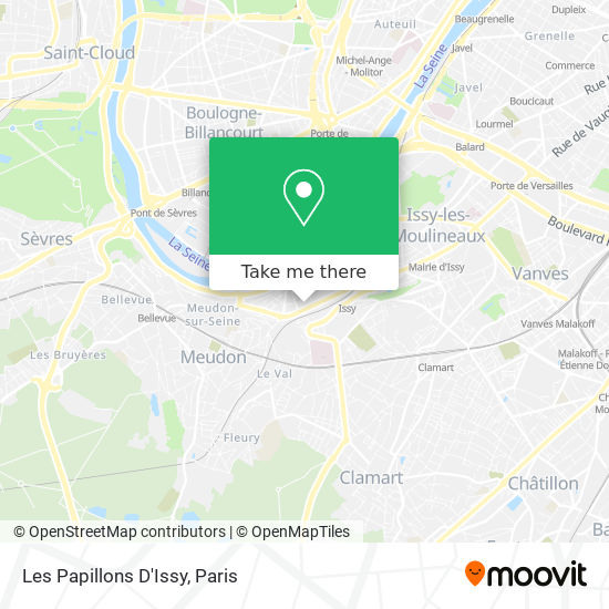 Les Papillons D'Issy map