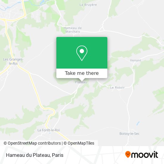 Mapa Hameau du Plateau