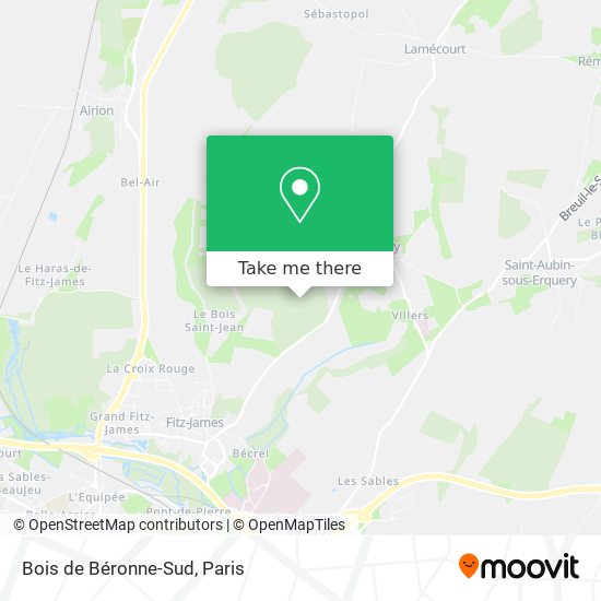Bois de Béronne-Sud map