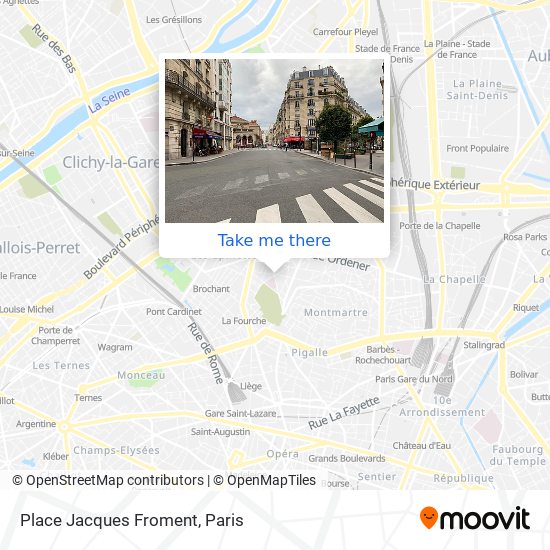 Place Jacques Froment map