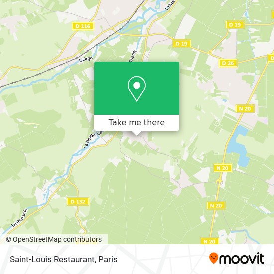 Saint-Louis Restaurant map