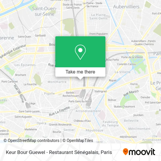 Keur Bour Guewel - Restaurant Sénégalais map