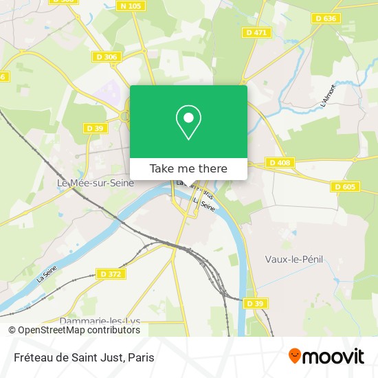 Mapa Fréteau de Saint Just