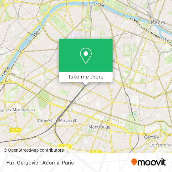Mapa Ftm Gergovie - Adoma