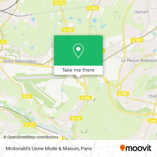 Mapa Mcdonald's Usine Mode & Maison